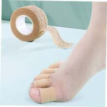 2 Rolls Of 8-Meter White Khaki Toe Protectors, Big Toe Finger Protectors, Suitable For Both Men And Women, Runners' Big Toe Protectors, Bandages, Toe Protectors, Pain-Relieving Toe Pads, Suitable For Daily Wear And Tear Prevention And Protection Of All Parts Of Hands And Feet