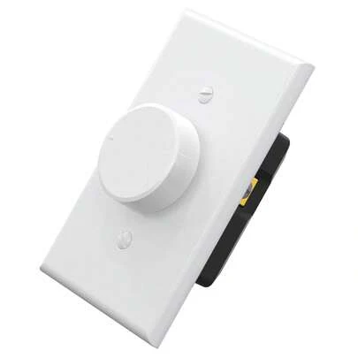 EstiloTendenciaELEGRP - Interruptor De AtenuacióN Digital Giratorio Para Bombillas LED Regulables, CFL Y Incandescentes, Interruptor De AtenuacióN Giratorio De Un Solo Polo/3 VíAs, Placa De Pared Incluida, ListadoCalidad PremiumVersióN Mejorada