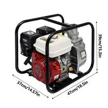 ZHFEISY 4-Stroke 43CC Semi-Trash Water Transfer Pump Gasoline Engine Water Pump 7.5HP - default - View 3