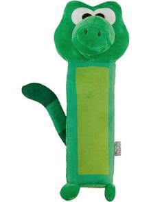 Outward Hound Bottle Bros Elephant Dog Toy, 7.9 Inch Plush Squeaky & Crackle Toy For Dogs, Interactive Fetch & Engaging Solo Play, Small, Purple - 12吋綠色鱷魚皮 - 查看 1