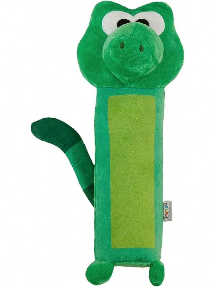 Outward Hound Bottle Bros Elephant Dog Toy, 7.9 Inch Plush Squeaky & Crackle Toy For Dogs, Interactive Fetch & Engaging Solo Play, Small, Purple - 12吋綠色鱷魚皮 - 查看 1