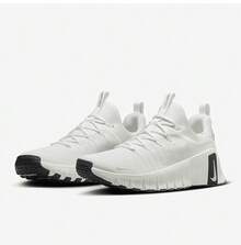 Nike Free Metcon 6 低筒 輕便透氣綜合訓練鞋 - 白色 - 查看 6