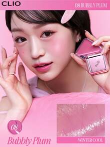 Clio 韩式二合一唇颊两用膏，唇颊两用，打造自然光泽妆效，质地柔滑，妆感自然，易于涂抹，清爽不油腻，方便携带，乳霜质地易于晕染，适合日常唇颊妆容，打造韩式妆容 - 08 BUBBLY PLUM - 查看 11