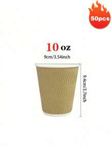 8/12/16 Oz Portable Disposable Corrugated Paper Cup With Lid Coffee Cup 5/10/20 Set Of Corrugated Wall Insulated Coffee Cups, Suitable For Hot/Cold Drinks, Takeaway Drinking Cups, Suitable For Family Office Coffee Shop Party Trips (Multi-Color Optional)