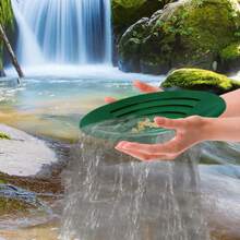 Máquina de lavado de oro de 10/14/15 pulgadas, criba de minería, herramientas de detección de metales, tamiz, bandeja de oro, tazón de plástico verde, 1/3 PCS - 1 juego de 3 piezas - Ver 8