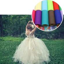 1 Roll Tulle Roll Tulle Fabric Roll 6" X 25Yards(15cm*22.8m) For Decorations Tutu Weddings Costumes Skirts Parties Gift Bow Baby Shower