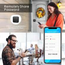 WELOCK PCB33 Smart Door Lock With Handle – 6-In-1 Keyless Entry With PIN Code, Temporary Code, RFID Card, Bluetooth, Mechanical Key & WiFi – Works With Alexa Via WiFiBox2 – Easy To Install, Ideal For Homes, Apartments & Short-Term Rentals