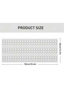 Non Slip Bath Mat Extra Large Shower Mat Bathtub Anti-Mold Rubber Strong Suction Back To School Fall Decor Entryway Decor Bathroom Kitchen Decor - Grey - View 2