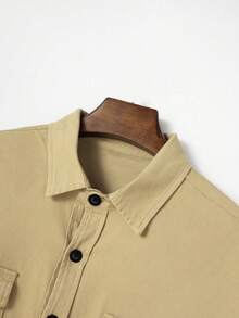 Men's Casual Business Shirt, Long Sleeve Workwear Shirt, Autumn/Winter