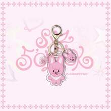 SKZ KPOP 5th Fan Meeting SKZ 5'LOCK Acrylic Keychain Pendant, Incheon Pop-Up Event "DominATE: Celebrate" Magnetic Baby Hug Acrylic Keychain Pendant. STAY Fan Collectible Gift, Birthday Gift, Valentine's Day Gift, Friend Gift, Classmate Gift - Multicolor - View 8