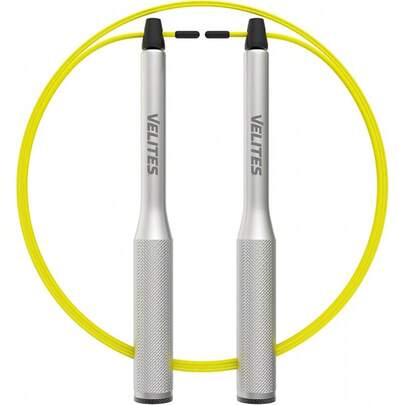 Velites Skipping Rope For Crosstraining, Boxing And Fitness Fire 2.0 - Ideal For Double Jumps | Aluminum Speed Rope (Ballasts Not Included)