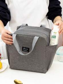 Unisex Multifunctional Thermal Bag - Xám - Xem 3