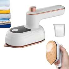 1 Pack Hand-Held Mini Steam Iron – 1-Second Wrinkle-Removing Savior, Perfect For Dorms, Trips & Parties, Fabric-Comfortable & Extremely Convenient - 白色 - 查看 2