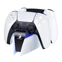 HONCAM Charger For PS Handle Controller, Charging Station Dock For PS DualSense Slim PRO Controller With LED Indicator5