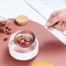 Set 3 coladores malla dorada acero inox para harina y salsa - 3. Cobre 3 piezas - Ver 12