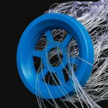 Fishing Cast Net 5.4m/18ft Hand Weaving Cast Fishing Net Quick Throw Mesh Drawstring Chain Bottom Spread Nylon Fishing Cast Net Bait Easy Throw Hand Cast Nylon Mesh With Sinker - White - View 7