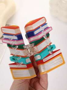 1 Stück Buch & Bleistift geformter Muster, lustige Büroartikel Serie Haarspange, lässiger modischer Campus Stil Haaraccessoire für Frauen, geeignet für Pendeln, Fotoshooting Haaraccessoires Mode Haarklammern Damen Haarklemmen lässige Haarklammer Herbst Accessoires Herbst Mode Haarklammer Winter für Urlaubsoutfits Frau