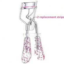 Shiny Eyelash Curler Curling Sunflower Natural Beauty Makeup Artifact Wide-Angle Portable Beginner Eyelash Curler Lash Supplies - Black - View 8