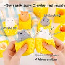 1 件 - 奶酪老鼠 - 儿童挤压玩具 - 软橡胶老鼠模型 - 挤压玩具 - 动物模型玩具 - 减压玩具 - 生日礼物 - 万圣节礼物 - 圣诞节礼物 - 完美礼物 - 小礼物 - 儿童玩具 - 彩色 - 查看 5