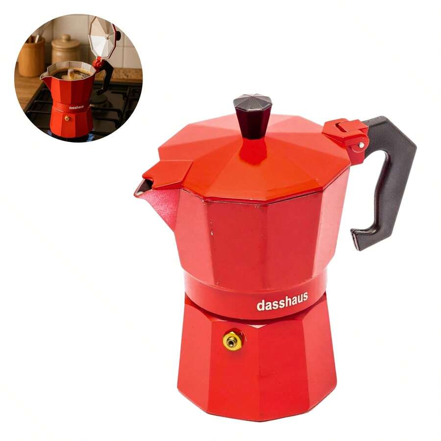 Bình pha cà phê Moka - Đỏ - Xem 1