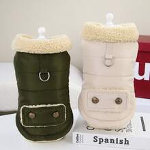 Englischer Stil Hundemantel Jacke, warme Winterbekleidung für kleine bis mittlere Hunde, Chihuahua, Französische Bulldogge