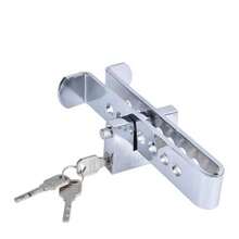 Car Hidden Brake Clutch Anti-Theft Lock - 3 Keys Security Tool For Pedal Protection, Automobile Safety - default - View 2