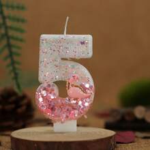 1 buc Lumânare Digitală Creative Cu Dispozitiv Decor Tort Lumânare, Lumânare Digitală Strălucitoare Roz Deschis 0-9, Potrivită Pentru Tort De Ziua De Naștere, Petrecere Mare De Festivaluri - Baby Pink - Vizualizare 16