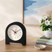 6" Arch Table Clock Black - 黑色 - 查看 3