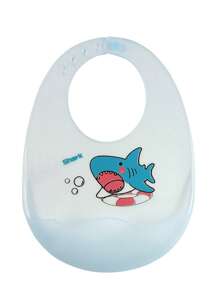 1 件婴儿硅胶围兜，超大开口，可调节，轻便，可爱动物图案，不脏手，易于清洁，适合日常喂奶 - 彩色 - 查看 11