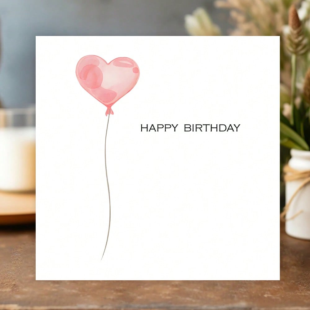 Elegant and beautiful birthday card for women, des...