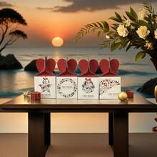 Cutie de Crăciun cu mere, cutie cadou de Crăciun cu bomboane cu fructe ale păcii, modele multiple trimise aleatoriu / 12 bucăți - Multicolor - Vizualizare 6