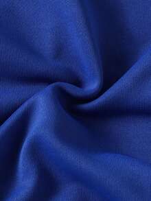 2 件女婴休闲可爱长袖运动衫 + 裤子套装，春秋 - 藍色 - 查看 5