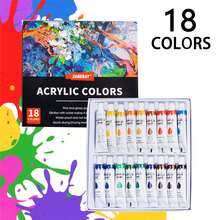 Acrylic Paint Set, Multi-Color Versatile Painting Paints, 12/18/24-Color Professional Art Paint Set. Each Bottle Contains 12ml/0.4 Ounces-Suitable For Artists, Students, Crafts, DIY Wall And Clothing Painting! Back-To-School Season, School Supplies - 套裝 - 查看 2