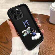 Esta funda de teléfono de patrón simple y personalizado es a la moda, moderna, resistente a los golpes, duradera y compatible con XR/X/XS/XS Max.|11/11 Pro/11 Pro Máx|12/12 Pro/12 Pro Máx| 13/13 Pro/13 Pro Max.| 14/14 Pro/14 Plus/14 Pro Máx.| 15/15 Pro Max/15 Pro/15 Plus| 16/16 Pro/16 Pro Max/16 Plus|Compatible con  17/17 Pro/17 Pro Max/17 Air y adecuado para varios dispositivos - Negro 544 - Ver 7