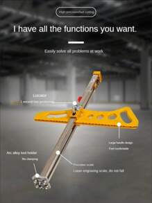 1pc Drywall Board Cutting Tool, Foldable Guided Cutting Edge Dust-Free Woodwork Trimming Tool