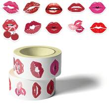 500pcs Lips Roll Stickers, 10 Styles Insect Stickers For Parties, Walls, Scrapbooks, Envelopes, Birthday And Greeting Cards