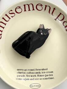 Nouveaux clips pour cheveux mignons de chat, clips en acétate en forme de griffe d'animal pour la décoration de coiffure, ours, éléphant, clips pour cheveux en forme de griffe, série d'animaux polyvalente et originale de clips en acétate pour queue de cheval, chignon. Accessoires de cheveux, accessoires d'automne, pince à cheveux d'hiver, accessoires pour tenues de vacances pour femmes - Multicolore - Voir 5