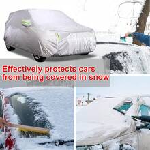 190T 汽车车罩 防紫外线 户外防水 防晒 防雨 防雪 汽车罩 SUV 四季通用 - 銀色 - 查看 10