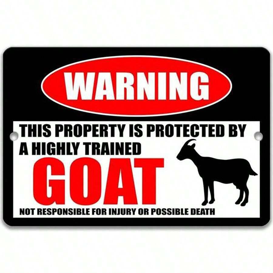 Rustic Dr Goat Ning Sign Funny Goat Sign Goat Dr Barn Sign Yard Sign ...