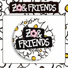 GD联名徽章 猫吧的GD马口铁徽章 新款GD徽章58mm 自制圣诞装饰你的最帅徽章 让你成为街上最靓的仔 - 彩色 - 查看 13