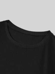 [Free Shipping]Men's Heavy Industrial Graphic T-Shirt - Fear Factory Demanufacture Print With Mechanical Skeleton Design, Loose Fit Crew Neck Cotton Tee For Concerts, Gym, Casual Attire - Machine Washable Band Merch Style Top, Concert Outfit, Urban Streetwear, Comfortable Fit, Short Sleeve Shirt, Music Fansfall Hoodies,Men's Fall Clothes,Street Wear,Halloween,Mens Hoodies,Y60k Clothes,Jesus Hoodie,Thanksgiving Day,Nightmare Before Christmas,Christmas - 黑色 - 查看 4