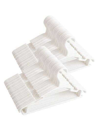 10/20pcs Kids Clothes Plastic Hangers, Durable Non-Slip Children Clothing Drying Racks