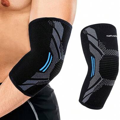 NativoDex Elbow Support Brace For Men & Women – Compression Sleeve For Tendonitis, Epicondylitis, Weightlifting, Golf & Tennis