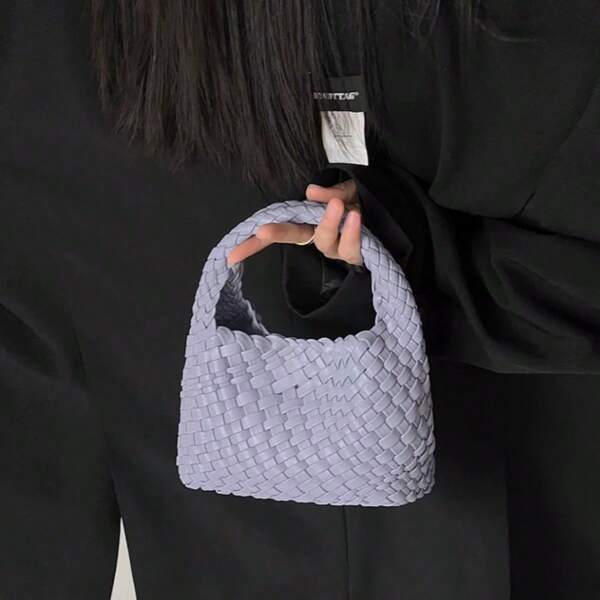 2024 Nowa damska ręcznie tkana torebka, wysokiej jakości mini torebka na ramię typu crossbody