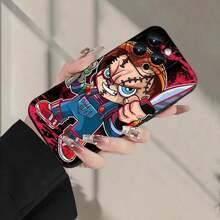 Funda de Teléfono con Patrón de Ojos de Ángel Escarchados para iPhone17aire/16/15/14/13/12/11.Profesionalmáximo14/15 másdieciséis E12/13MINI, X/XR/XSMax, compatible con Samsung GalaxyUN03/03core/04/04E/05/05s/06/12/13/15/16/21s/24/25/32/34/35/54/55/81,S10E/20/21/22/23/24FE/Plus/Ultra, F15, M35/55, Funda para Teléfono Note10/10Plus/20/20Ultra, Carcasa Suave de TPU, Unisex, Simple y Elegante, Protección a Prueba de Golpes - Negro - Ver 3