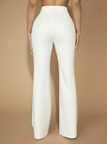 畅销女士通勤简约工作办公室风格简约性感优雅长裤，女装，秋季女装