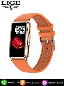 LIGE 智能手表/睡眠监测器、健身追踪器、运动模式、步数卡路里计数器、活动、健康追踪器 IP67 防水、来电和信息通知 - 1 Set - 查看 16
