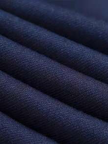 Men's 3-Piece Suit, Solid Color, Regular Fit, Long Sleeves, Shawl Collar Design, With Pockets, Suitable For Weddings, Business Occasions And Parties, Elegant Style. - Navy Blue - View 9