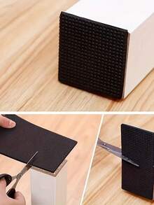 1-10pcs/paquete - Almohadillas para patas de mesa, almohadillas protectoras multifuncionales antideslizantes, adecuadas para suelos, muebles, sofás, sillas, patas de banco, pegatinas antideslizantes silenciosas y resistentes al desgaste, autoadhesivas, se pueden cortar a cualquier tamaño 1/3/5/10pcs - Multicolor - Ver 2