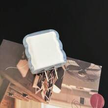 1个充电器保护套 [英国20W充电器保护套] [欧盟20W充电器保护套] [美国18/20W充电器保护套] 方形/波浪形透明，透明黑色TPU充电器保护套，防尘 - 彩色 - 查看 6